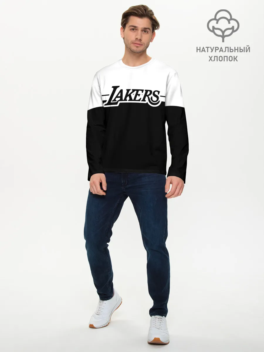 Мужской лонгслив базовый / Kobe Bryant - Los Angeles Lakers.