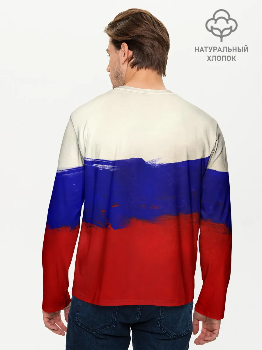 Мужской лонгслив базовый / Российский футбол