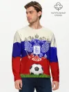 Мужской лонгслив базовый / Российский футбол