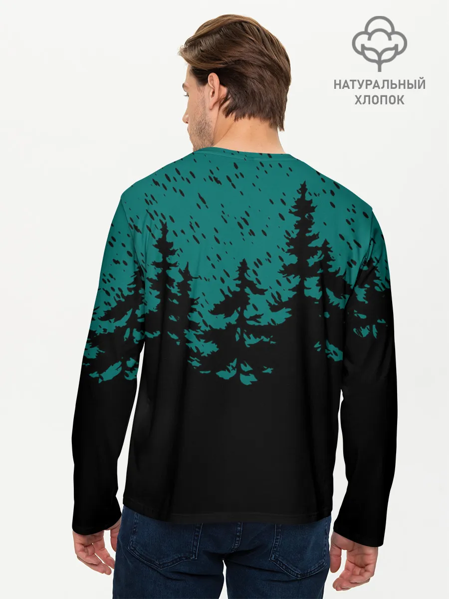 Мужской лонгслив базовый / Бесячья ёлка