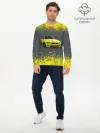 Мужской лонгслив базовый / БМВ | ЖЕЛТЫЙ ПЕРФОРМАНС