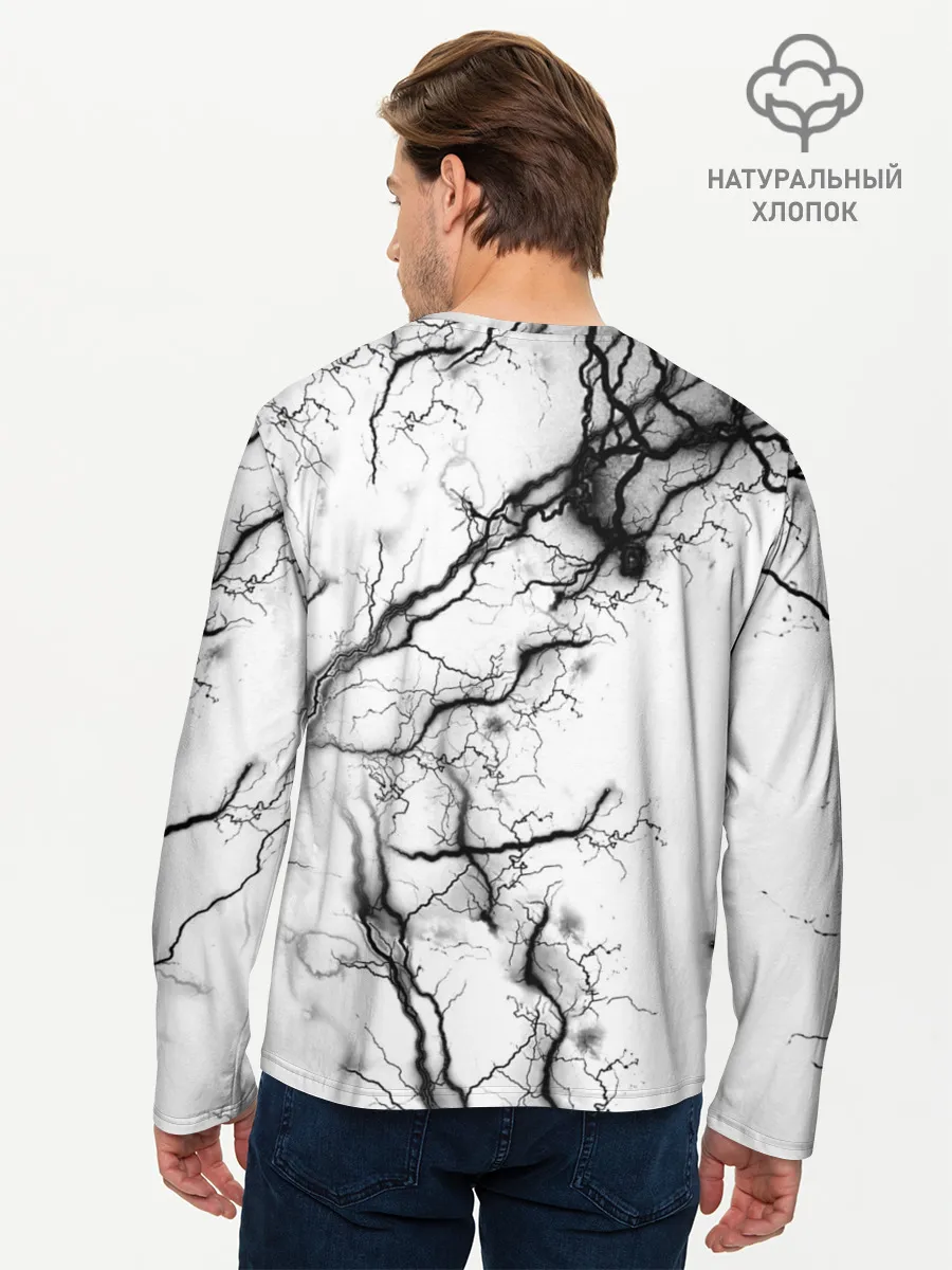 Мужской лонгслив базовый / нейронные связи