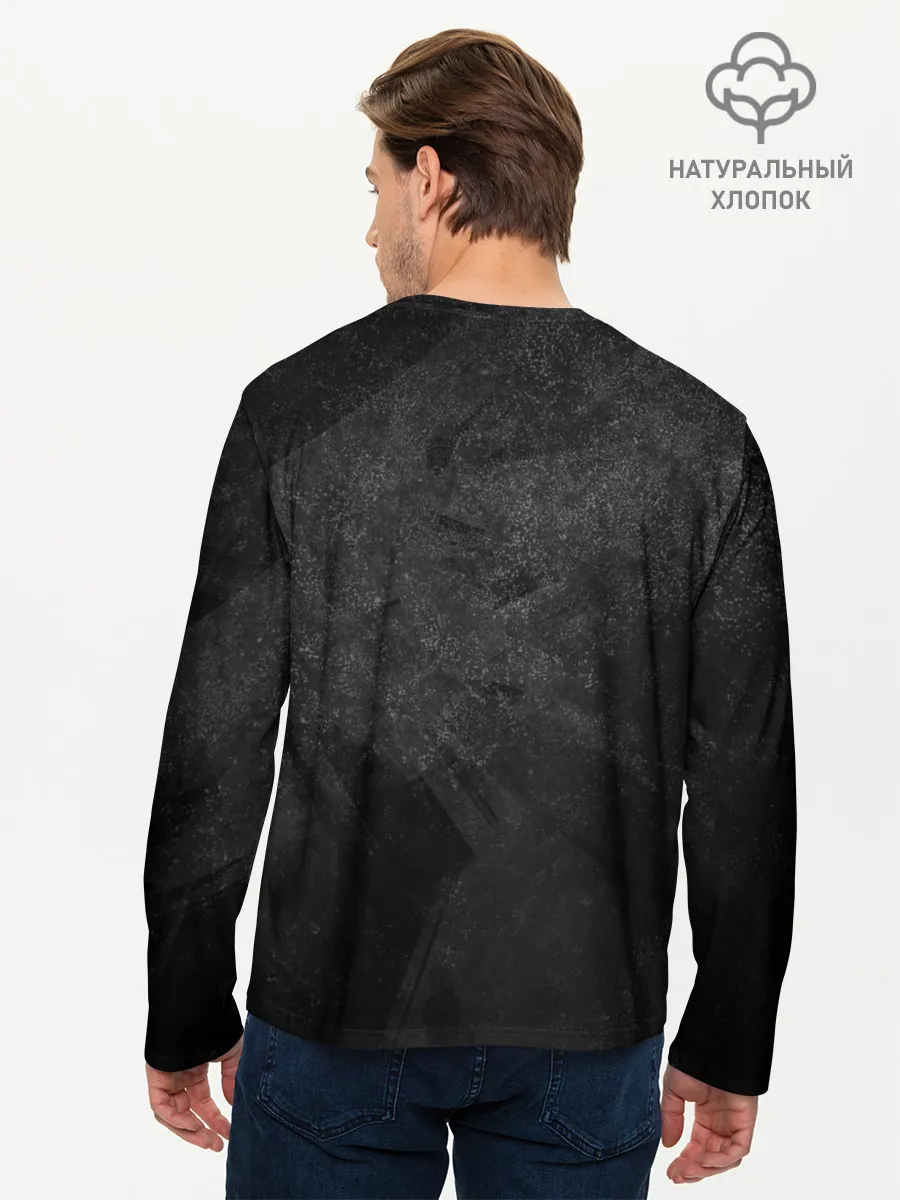 Мужской лонгслив базовый / BERSERK LOGO GRUNGE