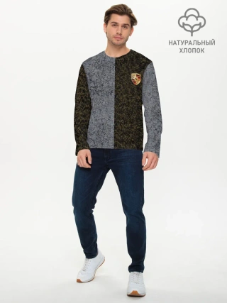 Мужской лонгслив базовый / Полярность металлических цветов