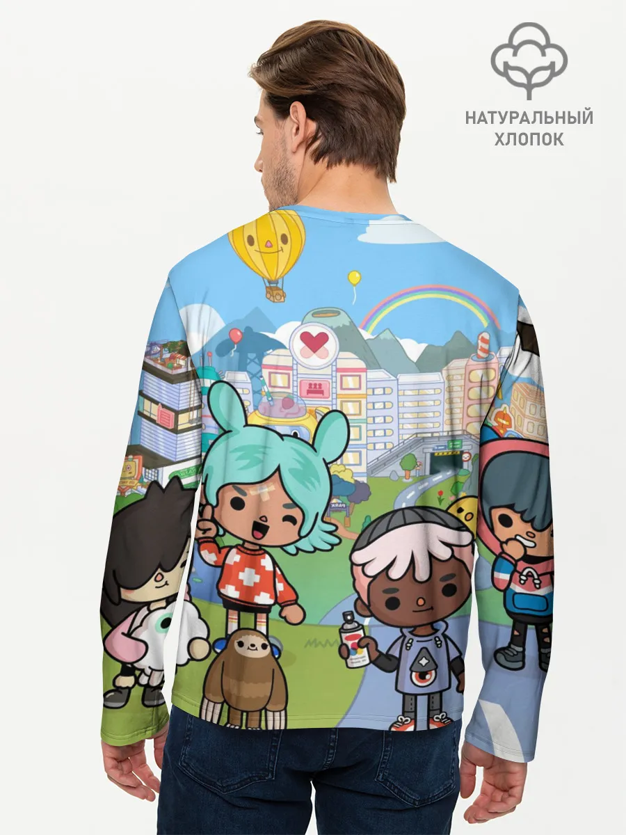 Мужской лонгслив базовый / Toca Boca | Мир