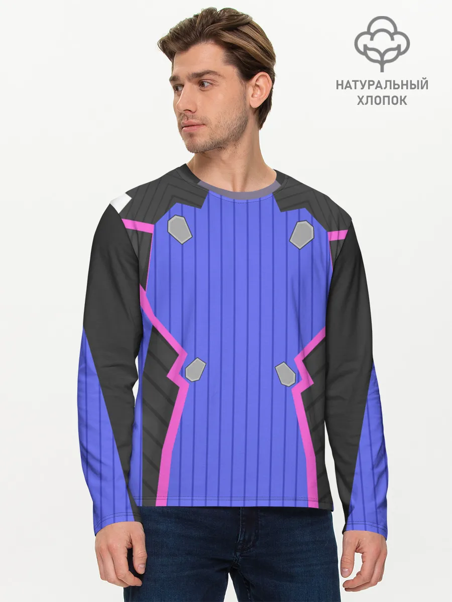 Мужской лонгслив базовый / НЕОНОВЫЙ КОСТЮМ / БРОНЯ / УНИСЕКС