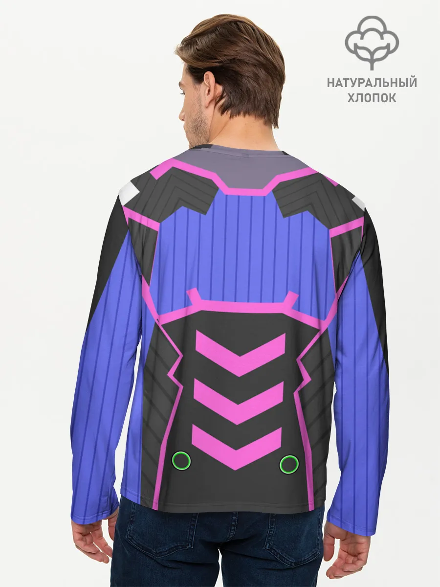 Мужской лонгслив базовый / НЕОНОВЫЙ КОСТЮМ / БРОНЯ / УНИСЕКС