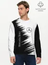 Мужской лонгслив базовый / mercedes benz