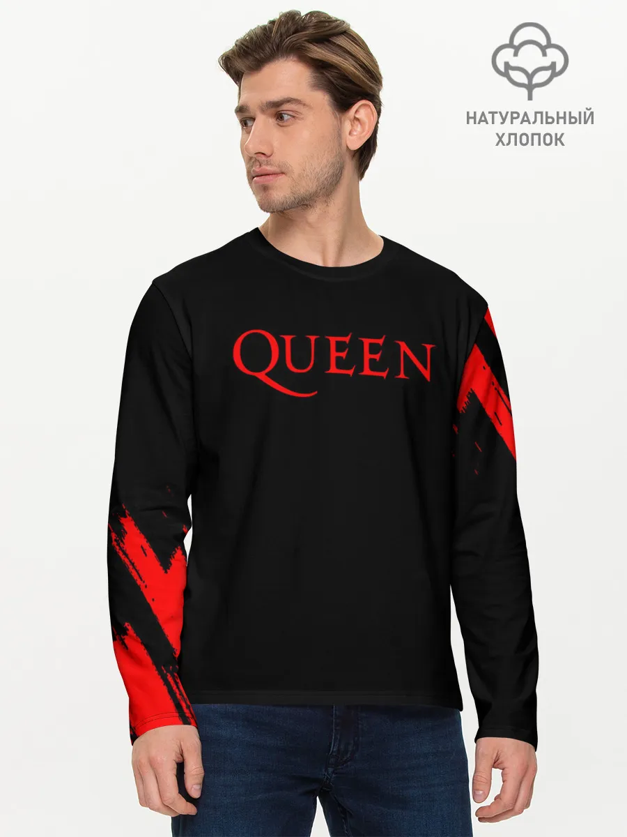 Мужской лонгслив базовый / QUEEN,