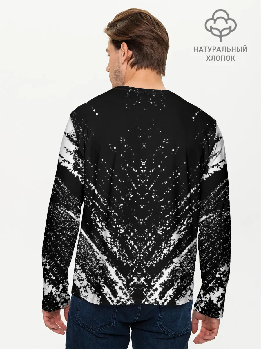 Мужской лонгслив базовый / БЕРСЕРК ГАТС брызги краски