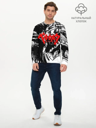 Мужской лонгслив базовый / БЕРСЕРК РИСУНОК | BERSERK