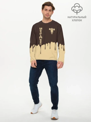 Мужской лонгслив базовый / Black clover: Bull