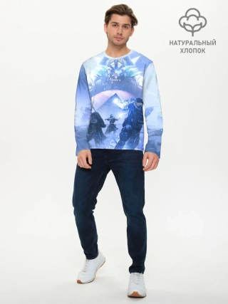 Мужской лонгслив базовый / DESTINY 2 ЛЕДЯНОЙ МАРС / СТРАЖИ
