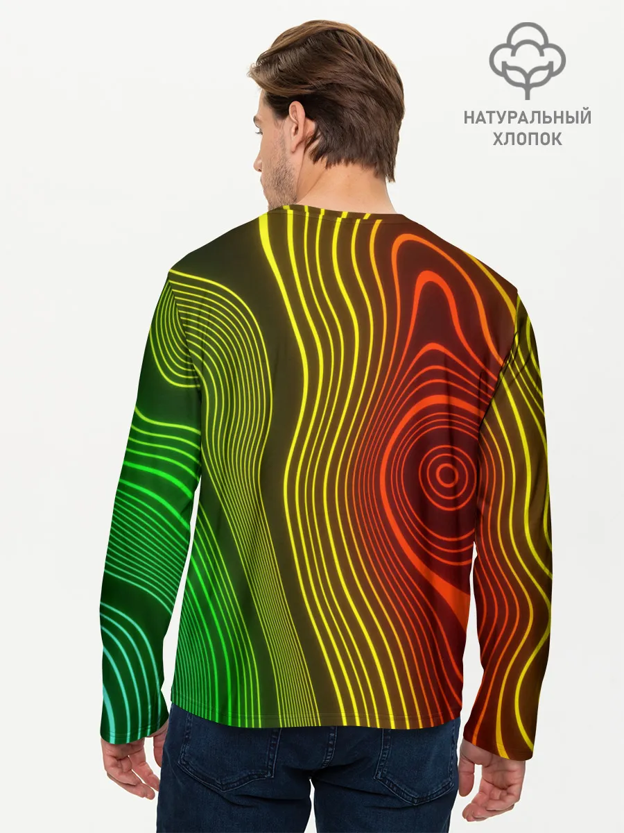 Мужской лонгслив базовый / КАРТОГРАФИЧЕСКАЯ ПРОЕКЦИЯ