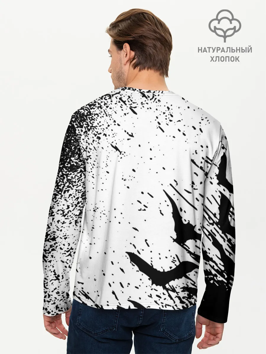 Мужской лонгслив базовый / Берсерк: Гранж.