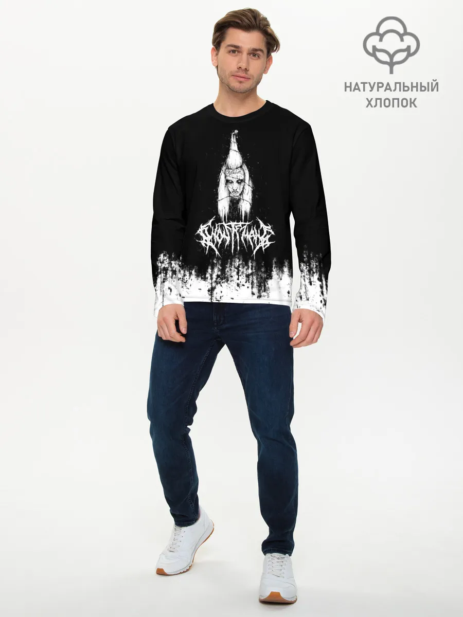 Мужской лонгслив базовый / GHOSTEMANE Hip-Hop Grunge | Гостмейн