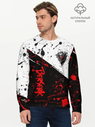 Мужской лонгслив базовый / Berserk: Черная маска