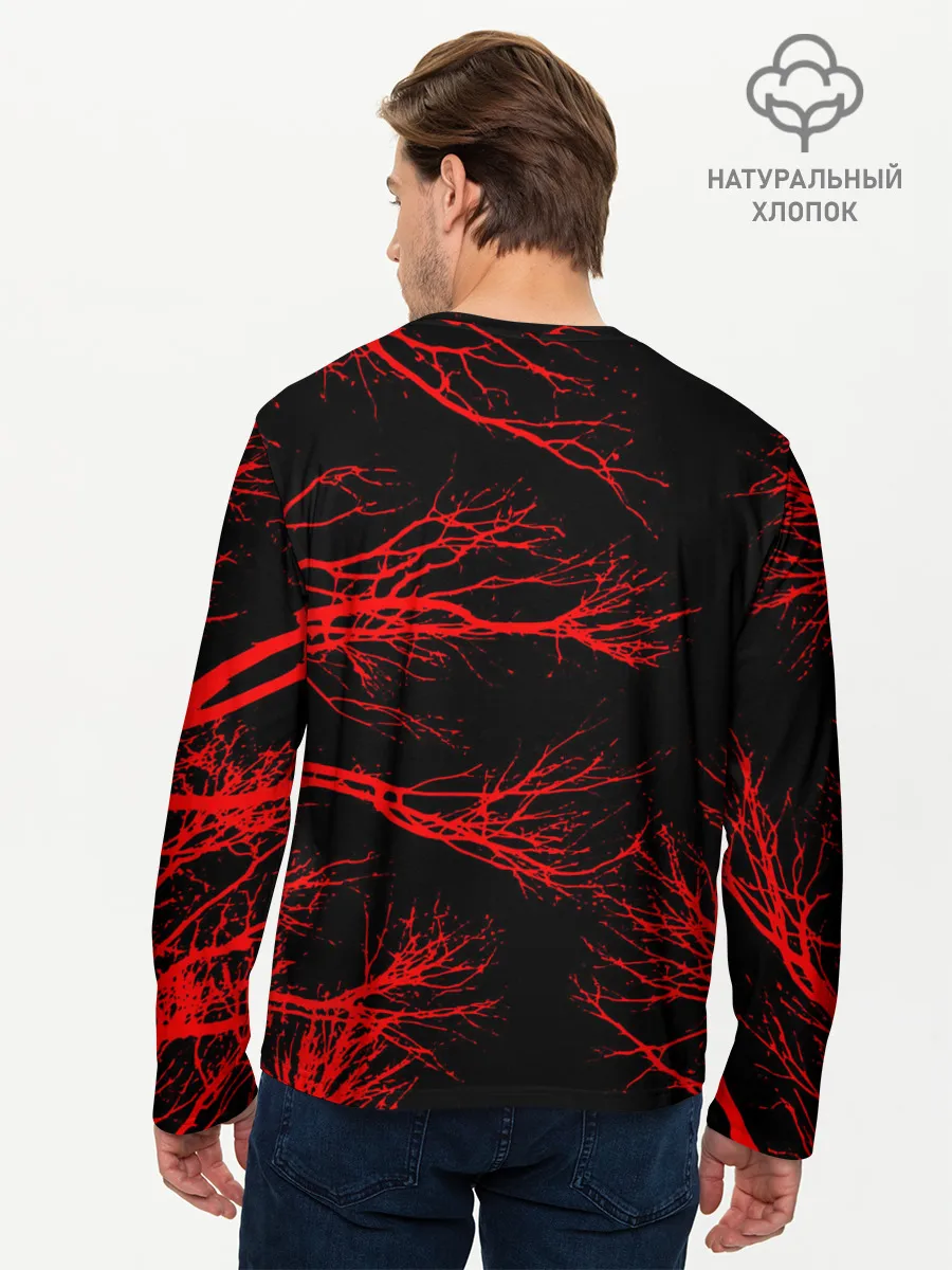 Мужской лонгслив базовый / Berserk: Ветки деревьев