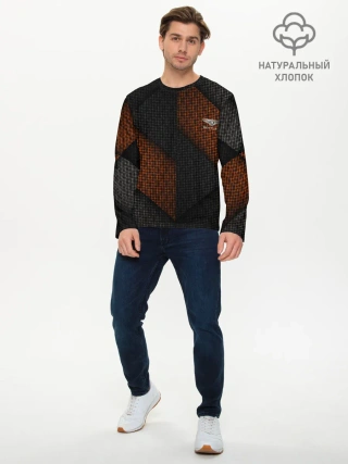 Мужской лонгслив базовый / Фантазия на тему Bentley