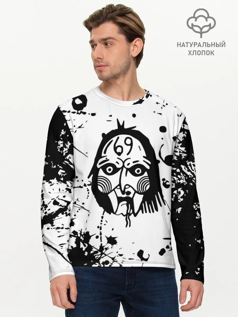 Мужской лонгслив базовый / 6IX9INE TEKASHI 69