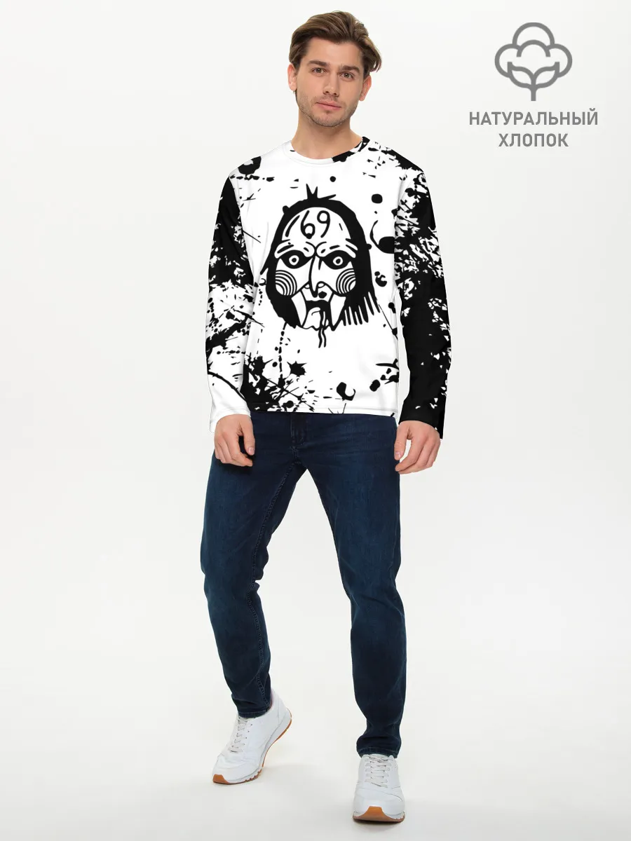 Мужской лонгслив базовый / 6IX9INE TEKASHI 69