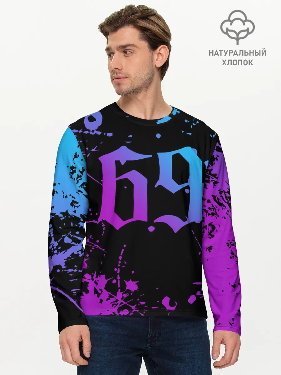 Мужской лонгслив базовый / 6IX9INE 69