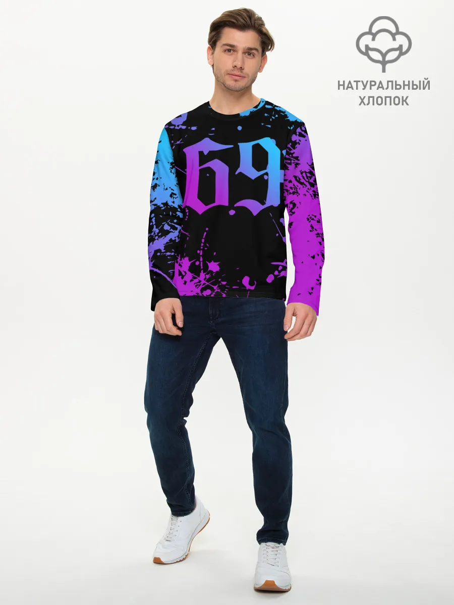 Мужской лонгслив базовый / 6IX9INE 69