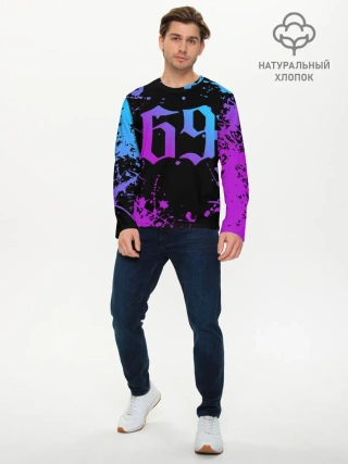 Мужской лонгслив базовый / 6IX9INE 69