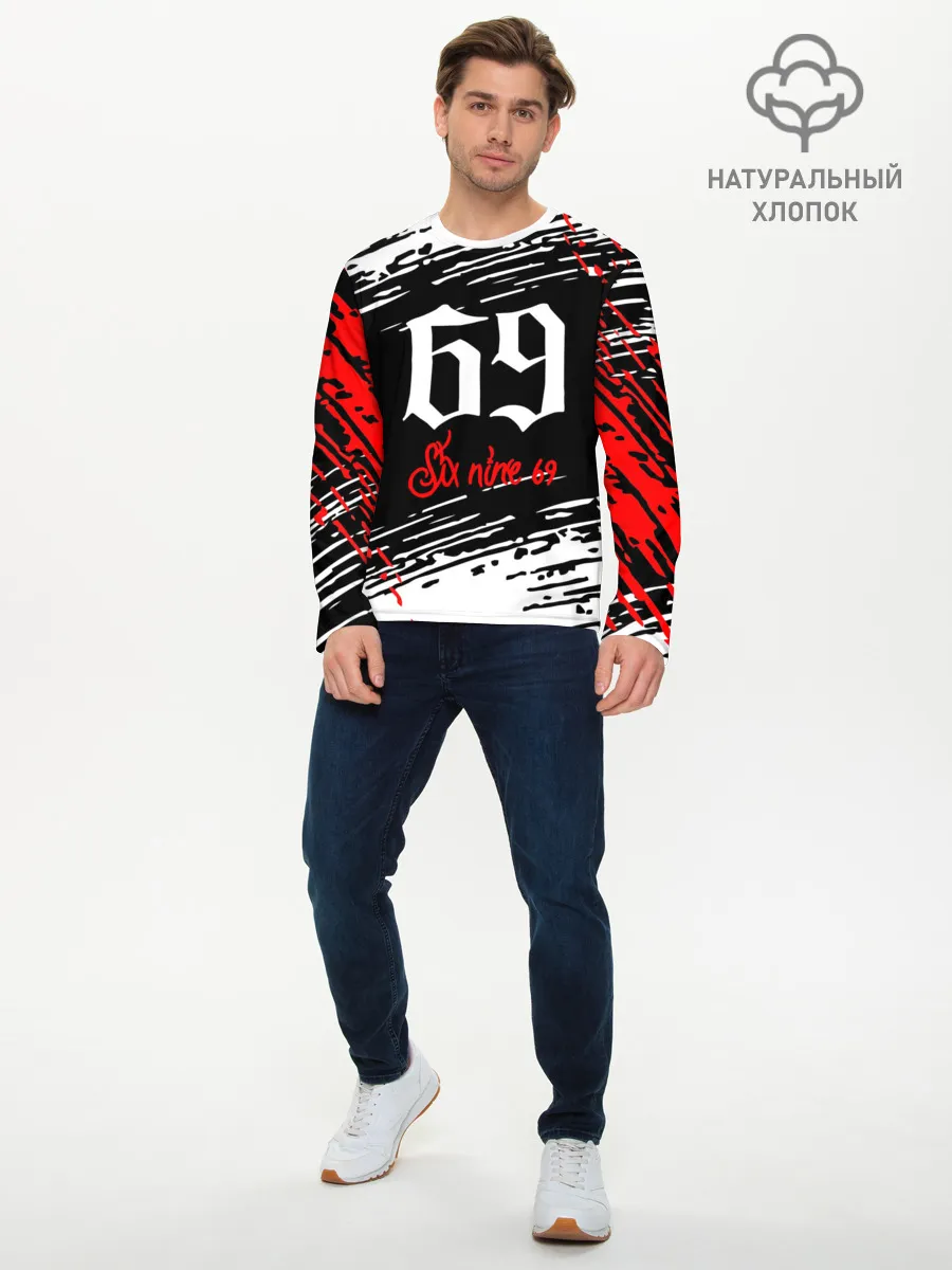 Мужской лонгслив базовый / 6IX9INE 69,