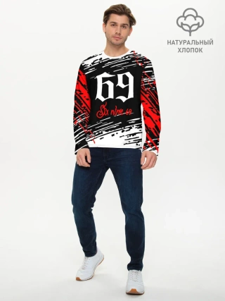 Мужской лонгслив базовый / 6IX9INE 69,