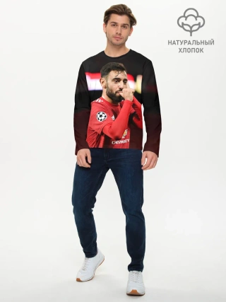 Мужской лонгслив базовый / Бруну Фернандеш, МЮ