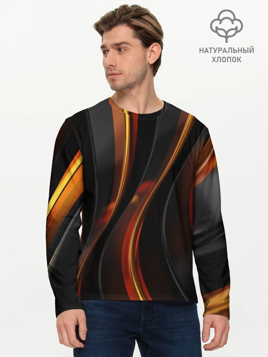 Мужской лонгслив базовый / Unsplash 3D