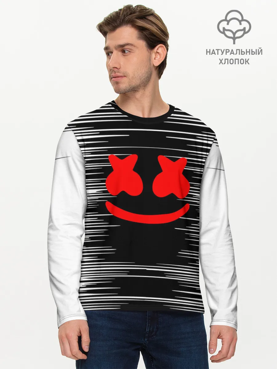 Мужской лонгслив базовый / MARSHMELLO MELT / МАРШМЕЛЛО,