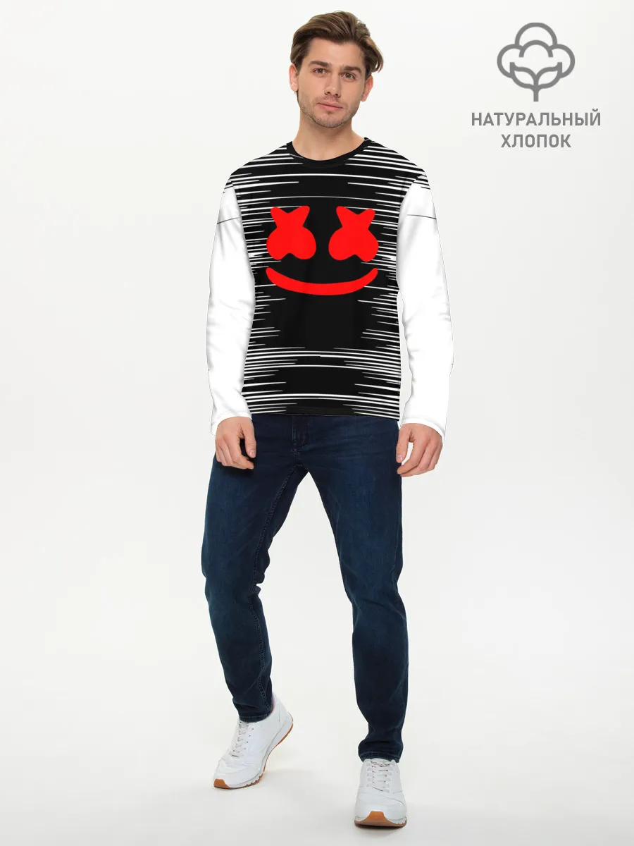 Мужской лонгслив базовый / MARSHMELLO MELT / МАРШМЕЛЛО,