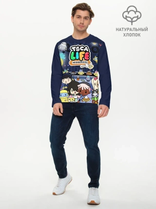 Мужской лонгслив базовый / TOKA LIFE ПЕРСОНАЖИ