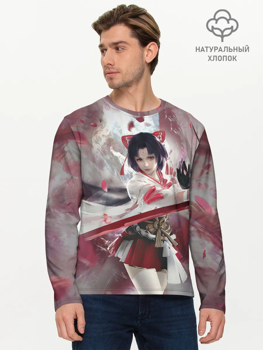 Мужской лонгслив базовый / Naraka blade