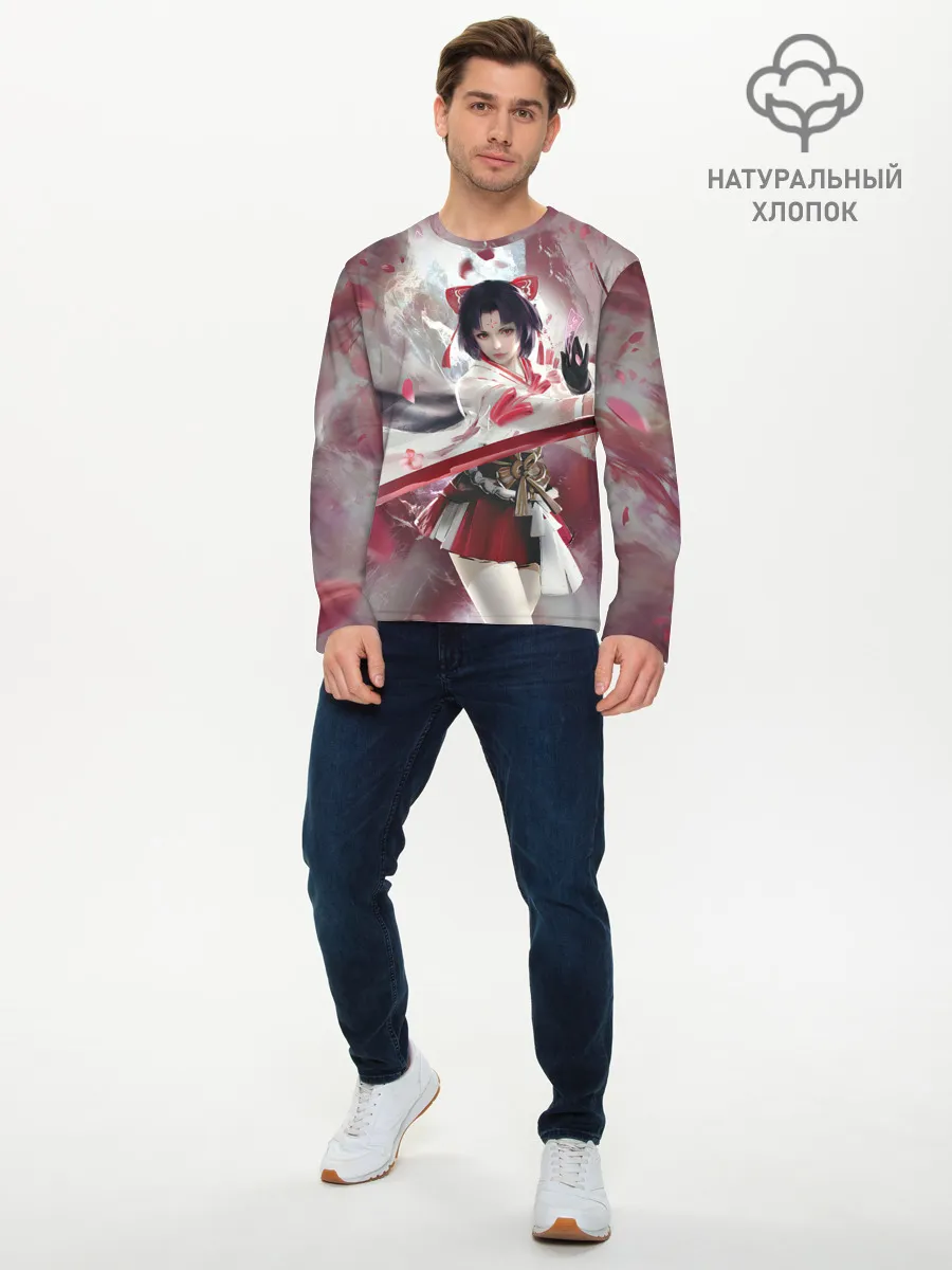Мужской лонгслив базовый / Naraka blade