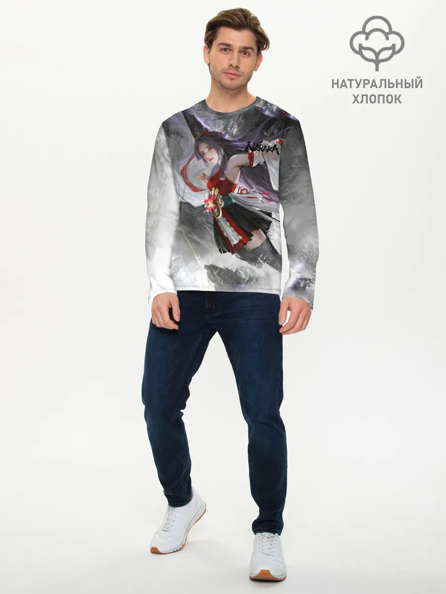 Мужской лонгслив базовый / Нарака полёт мага