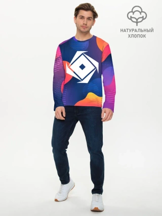 Мужской лонгслив базовый / РОБЛОКС ЛОГО | LOGO