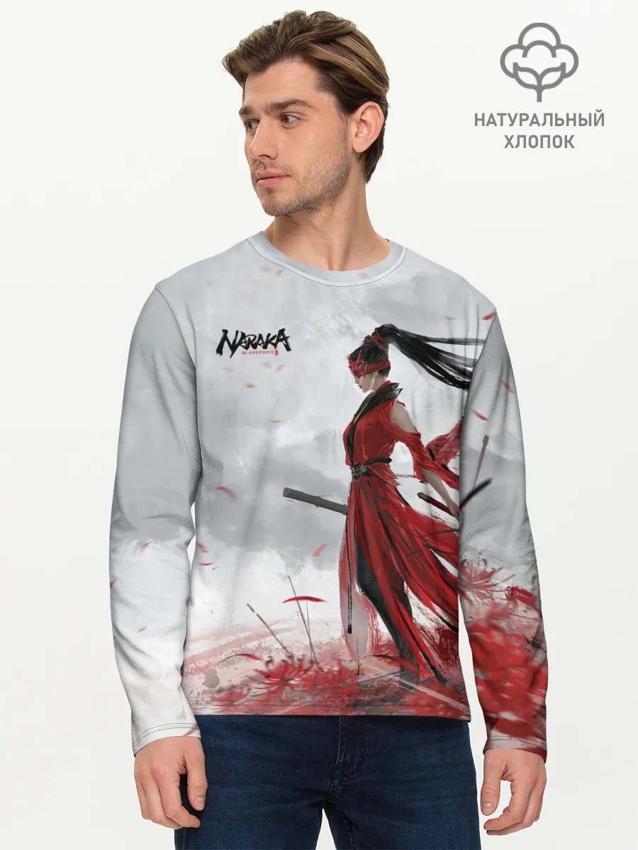 Мужской лонгслив базовый / Naraka BP