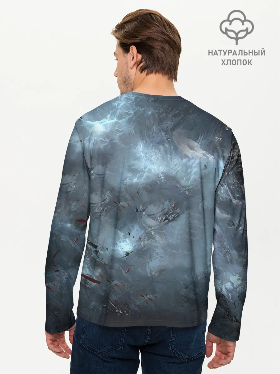 Мужской лонгслив базовый / Naraka team