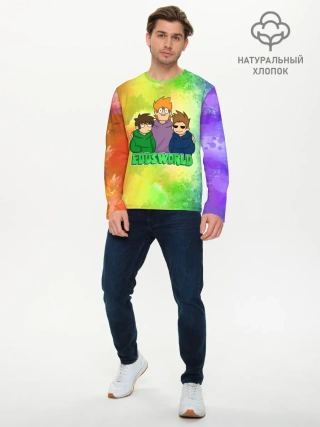 Мужской лонгслив базовый / EDDSWORLD 3