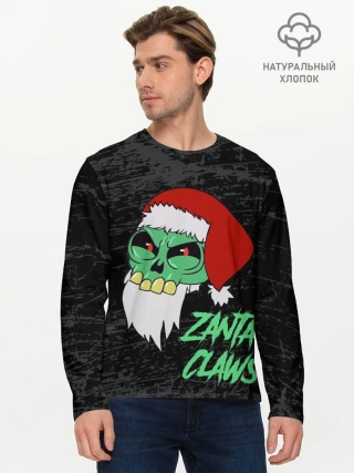 Мужской лонгслив базовый / Zanta Claws.