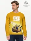 Мужской лонгслив базовый / BEE MOVIE Minecraft