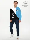 Мужской лонгслив базовый / BMW, спорт