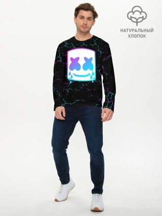 Мужской лонгслив базовый / MARSHMELLO NEON | МАРШМЕЛЛО НЕОН.
