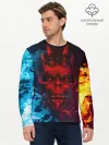 Мужской лонгслив базовый / Diablo Fire Ice