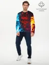 Мужской лонгслив базовый / Diablo Fire Ice