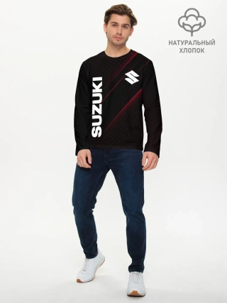 Мужской лонгслив базовый / SUZUKI, sport