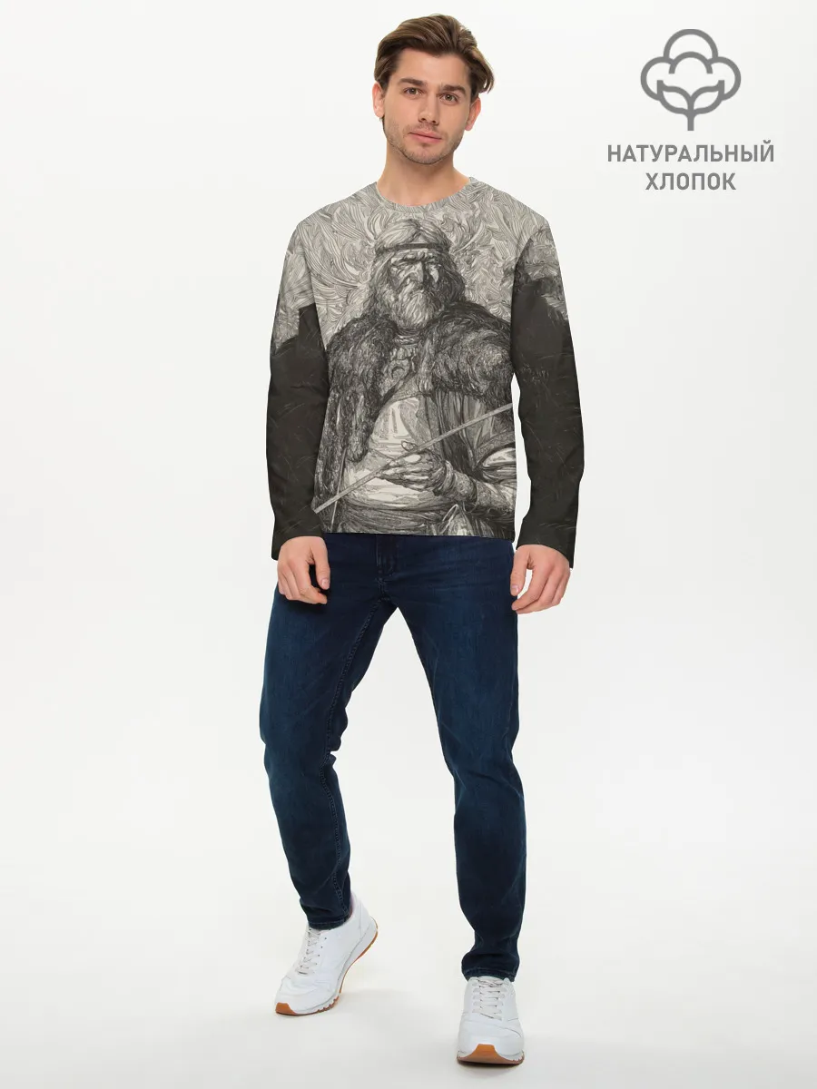 Мужской лонгслив базовый / ScandinavianWarrior